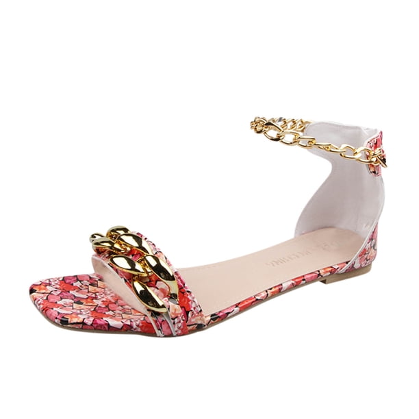 Amzcrzy Zapatos de mujer,Zapatos de mujer,Zapatillas de mujer, Sandalias planas de mujer, sandalias de playa para mujer, zapatillas casuales antideslizantes de verano Sandalias Mujer Zapatillas De Ca