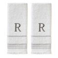 thumbnail image 1 of Toalla de mano SKL Home Casual Monogram, 100% algodón, 16 x 26 cm, color blanco, 1 of 5