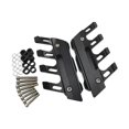 thumbnail image 3 of 2 Piezas Protector Guardabarros Delantero Cubierta de Protección Delantera Accesorios para Motocicleta Aluminio Resistente Instalación Fácil Adecuado Negro, 3 of 9