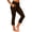 Coffee, variant on SBYOJLPB Women's Capris Pants Plus Size Casual Cropped Yoga Pants with Pockets