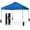 Blue, variant on CROWN SHADES 10x10 Pop Up Canopy Beach Tent with One Push Setup Instant Outdoor Canopy Tent Sun Shade for Events Beige