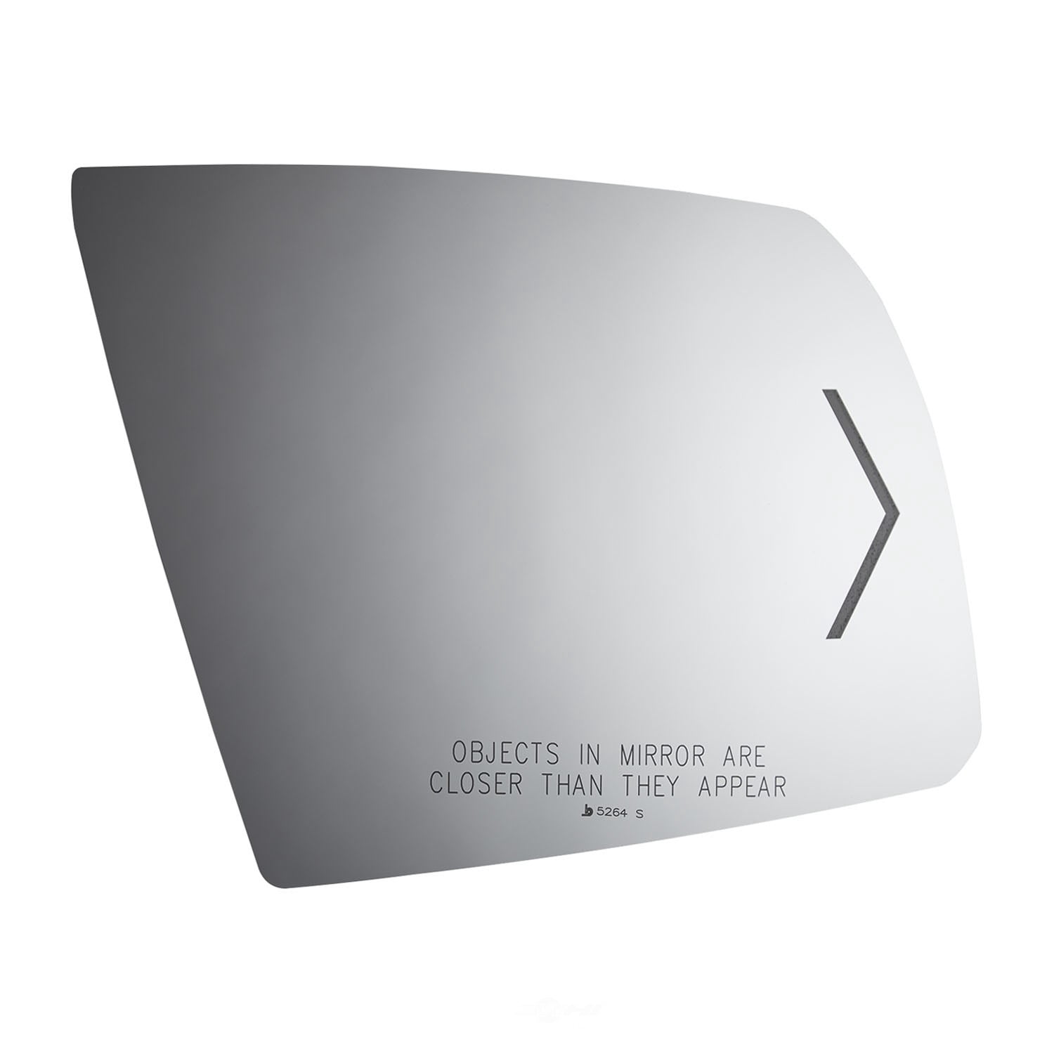 Burco Side View Mirror Replacement Glass - Clear Glass - 5264S