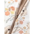 thumbnail image 6 of ATAIKU 3-24M Newborn Baby Zipper Footless Pajamas Bamboo Long Sleeve Footed Sleepers Sleep 'N Play for Infant Toddler Girls - Rabbit, 6 of 7