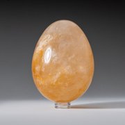 Genuine Polished Lemon Quartz (3) Egg from Madagascar