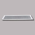 thumbnail image 3 of Prima Decorative Hardware Air Return Grille Contemporary Design 6″ x 30″ Cast Aluminum [VR-102] - White, 3 of 6