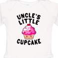 thumbnail image 4 of Inktastic Uncles Little Cupcake Girls Long Sleeve Baby Bodysuit, 4 of 5