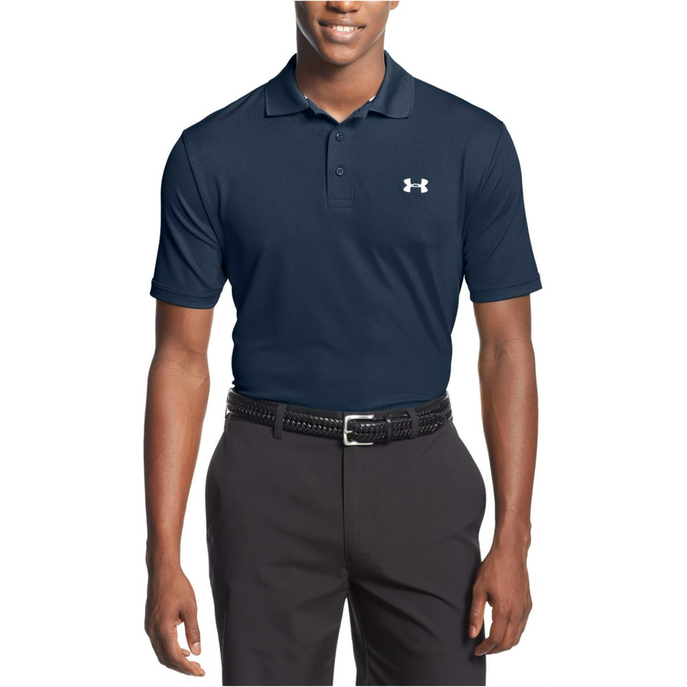 Under Armour - Under Armour Mens Performance Rugby Polo Shirt, Blue ...