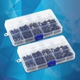 thumbnail image 4 of Ymiko Black Metal Press Stud Buttons for DIY Craft (100 Pack), 4 of 8