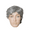 Medium Brown, variant on Lacey Wigs - Greaser Men Wig Black Grey -