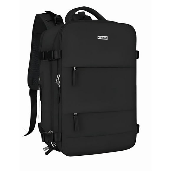 Mochila De Viaje Xtellar Laptop 15.6 Pulgadas Aprobado Por Avión 10kg Antirrobo Impermeable Negro