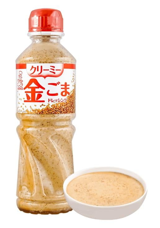 Pack of 2] Golden Creamy Roasted Sesame Salad Dressing - Kingoma Authentic  Japanese Marinade for Sukiyaki, Meats, Veggies and More - 16.9 fl oz bottle  - Walmart.com