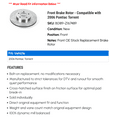 thumbnail image 2 of Front Brake Rotor - Compatible with 2006 Pontiac Torrent - Power Stop, 2 of 2