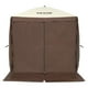 thumbnail image 4 of Carpa plegable tipo gazebo VEVOR de 6 x 6 pies con paños cortavientos de privacidad, color marrón, 4 of 9