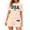 Z-Beige246, variant on Women's 2 Piece Outfit Sets Independence Day Crew Neck Summer Short Sleeve Top And Elastic Waist Shorts With Letter And American Flag Print Comfortable Clothing Set