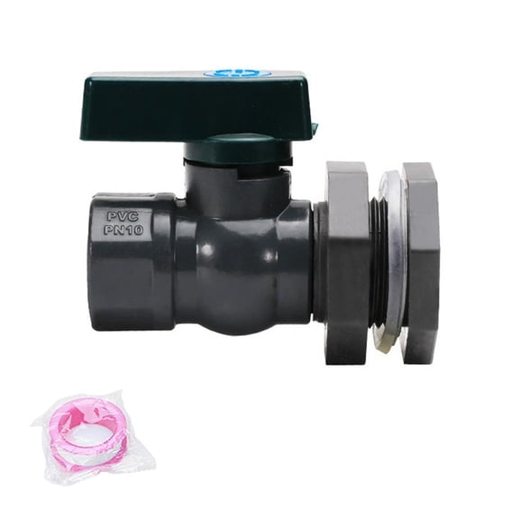 Rain Barrel Spigot Kit, 3/4 Inch Plastic Faucet with Bulkhead Fitting for Water Tanks and Garden Barrels