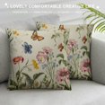 thumbnail image 3 of Nawypu Spring Summer Floral Pillow Covers  Sage Green Wild Flower Leaf Herbs Throw Pillows Cover Set of  Outdoor Farmhouse Plant Decorative Square Pillowcase for Couch Bed Sofa Decor, 3 of 5
