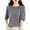 Gray, variant on Uaswgudfs Women's Stylish & Comfortable Wool Sweater - Spring Fall Winter First-Line Ready to Wear Seamless Knit Crewneck Half Sleeve Top