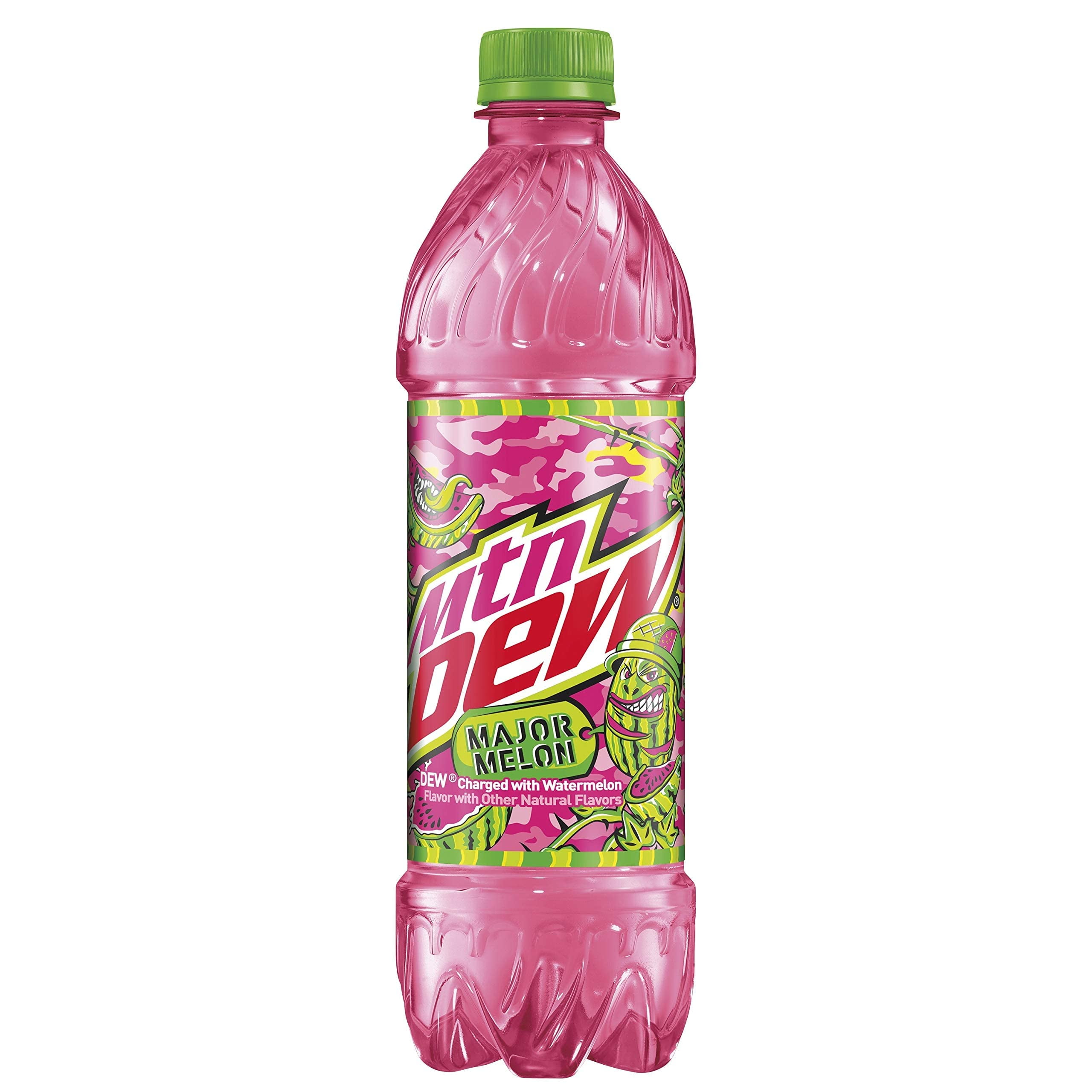Mountain Dew Major Melon, 16.9 Fl Oz Bottles, 6 Pack