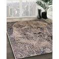 thumbnail image 3 of Ahgly Company Machine Washable Indoor Rectangle Industrial Modern Khaki Rose Pink Area Rugs, 5' x 8', 3 of 7