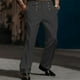 thumbnail image 4 of Pantalones de traje rectos de color liso para hombre, estilo informal de negocios: poliéster de alta calidad, duraderos para el uso diario, fáciles de combinar con blusas (S-XXXL), 4 of 8