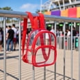 thumbnail image 7 of MMJ Backpack Clear Mini Transparent PVC Small Casual Daypack for Stadium Concert Travel 8.98x7.48x2.76in, 7 of 7