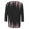 thumbnail image 5 of Xihbxyly Hauts pour Femmes Décontractés T-shirt de Mode pour Femmes Mi-Long Manches 3/4 Blouse Col Rond Hauts Décontractés, 5 of 5