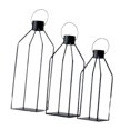thumbnail image 4 of Candelabro De Hierro Perfecl 3 Piezas Con Forma De Farol Elegante, 4 of 8