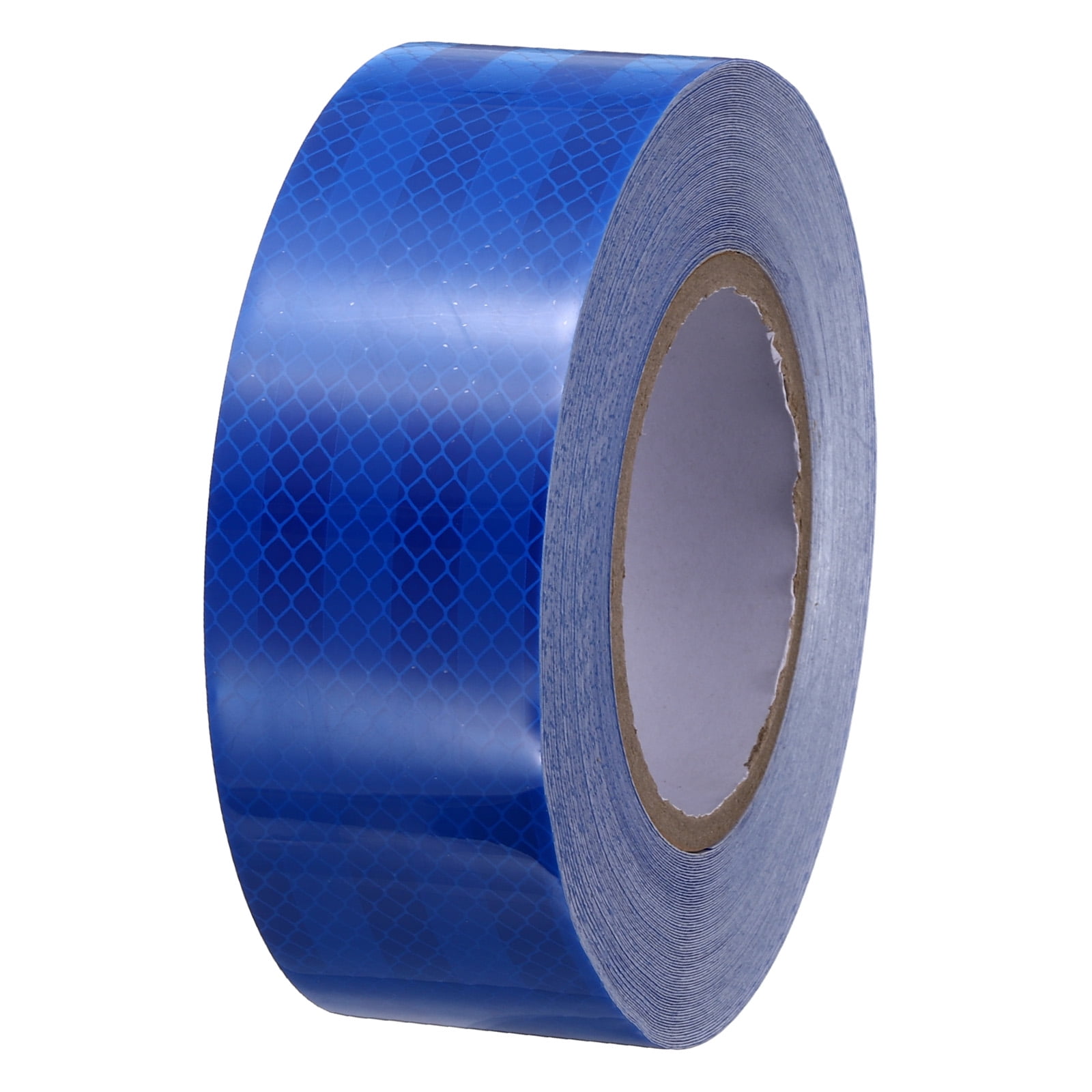 Uxcell Reflective Tape, (2 Inch x 82 Feet,Blue), Warning Safety Tape High Viscosity Safety Reflective Tape Outdoor Waterproof, Suit for Bike/Trailers/Cars Ships