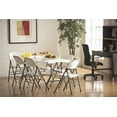 thumbnail image 5 of Deluxe 6 foot x 30 inch Fold-in-Half Blow Molded Folding Table, 5 of 10