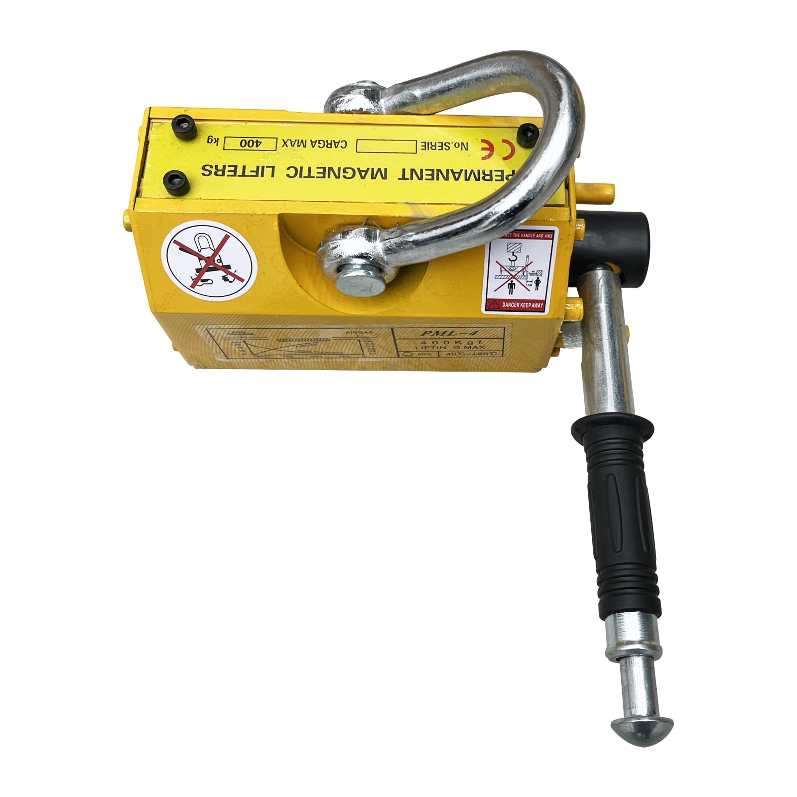 INTSUPERMAI 880lb/400KG Magnetic Lifter Steel Crane Hoist Lifting Neodymium Magnet