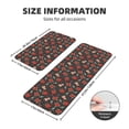 thumbnail image 2 of Fuzoiu coffee mug cup Print Kitchen Floor Mat 2 Sets,Kitchen Rugs and Mats,,Non Skid Waterproof Kitchen Floor Mat for Kitchen,Home Office,Sink,Laundry, 2 of 6