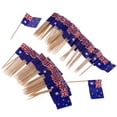 thumbnail image 5 of Tachiuwa 6x100 Pieces Decorative Flag Toothpicks Party Food Decorations Australia, 5 of 7