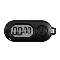 Outdoor Stopwatch Keyring Digital Accessories Compact Clock LCD Display Lightweight Multifunction Timing Playground Classroom Kitchen Gym Sports Training Accurate Scratch Resistant