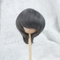 thumbnail image 6 of 1/3 BJD Doll Wig – Short Hair, High-Temperature Fiber, Soft Silk, 22-23CM Head Circumference, Multi-Color Doll Accessories, 6 of 8