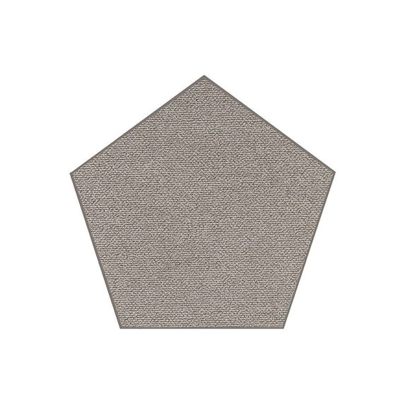 Urban Retreat Ultra Soft Area Rugs Pewter - 7' Pentagon