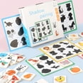 thumbnail image 3 of Juguetes Montessori de madera para niños, rompecabezas de formas de emparejamiento de sombras de frutas y animales, juego de pensamiento lógico, juguetes educativos, 3 of 4