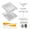 Transparent white, variant on Shockproof Shell for Retro Gaming Console Clear Box Replacement Impacts Resistant Case Shell Clear Housing