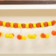 thumbnail image 3 of 5 Ft Marigold Festive Toran | Door Hanging Toran | Indian Thorans | Atificial Flower Garland | Pooja Mandir, Door, Diwali Decoration Toran | Indian Housewarming Decor, Bandhanwar | (Pack of 1), 3 of 4