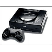 Restored Sega Saturn System Video Game Console Black Home (Refurbished)