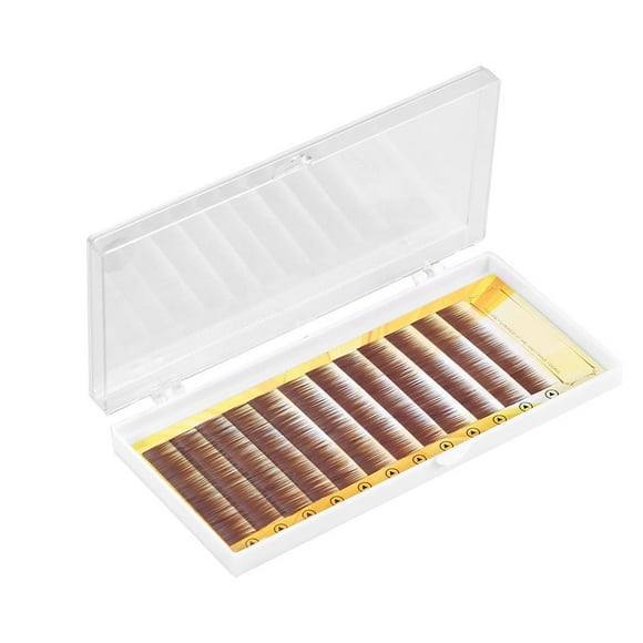 Ceja de extensión, ceja falsa marrón mixta, ceja artificial, ceja individual diseñada meticulosamente