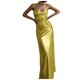 thumbnail image 1 of Vestido metálico con tirantes finos para mujer: vestido sexy ajustado con escote en V, vestido de fiesta para salir por la noche, 1 of 4