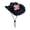 Black, variant on Cowboy Cowgirl Hat Furry Brim Trim Adjustable Chin Strap for Birthday Party Photo Prop Wear