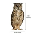thumbnail image 3 of ACDANC Owl to Keep Birds Away,Fake Owl to Keep Squirrel Away from Outdoor,Bird Scare Owl Fake Owl,Reflective Hanging Bird Decoration,Dual-Side Printed Owl to Keep Birds Pigeon Away from Patio Garden, 3 of 6