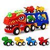 JoyStone Dinosaur Truck Toys for Kids, Friction Powered Transport Carrier Truck with 4 Pull-Back… — $20.98 (48% off)