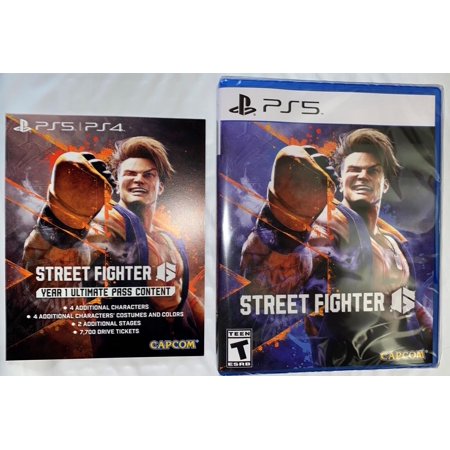 Street Fighter 6 "NFR" w/ Year 1 Ultimate Pass (Sony Playstation 5, 2023) READ!