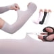thumbnail image 3 of Jumpingount Manga del brazo Accesorios para ciclismo Equipo de resistencia al aire libre de nylon Suministros para ciclismo Jogging Suavidad guantes y mitones Rosado, 3 of 6