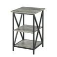 thumbnail image 3 of Convenience Concepts Tucson 3 Tier End Table, Faux Birch, 3 of 7