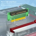 thumbnail image 2 of PCIE 8X 90 Degree Adapter Risers Card PCIE 90 Degree Right Angled Risers Adapter Card for 1U Computer Server Chassis, 2 of 8