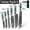 6PCS SET, variant on Kitchen Knife Set VG10 Damascus Steel Japanese Chef Knives Santoku Knife 67 Layers Carving Paring Utility Fruit Vegetable Slicing Knives Abalone Shell Full Tang Handle