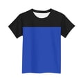 thumbnail image 4 of ATOGUTA T Shirts Boys Short Sleeve Crew Neck Summer Trendy T-Shirts Clothes for Teen Boys Dark Blue, Size 2T-13, 4 of 6